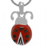 Stainless Steel Cremation Beetle Pendant Memorial Jewelry