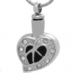 Stainless Steel Cremation Pendant Memorial Jewelry