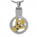 D-1210 Stainless Steel Cremation Pendant Memorial Jewelry