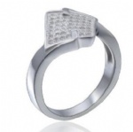 925 Sterling Silver CZ Ring