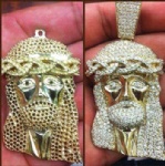 Jesus Hip Hop Pendant Sterling Silver Jewelry