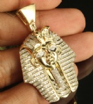 Pharaoh Hip Hop Pendant Sterling Silver Jewelry