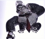 King Kong Hip Hop Pendant Sterling Silver Jewelry
