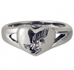Stainless Steel Urn Cremation Ring Memorial Jewelry