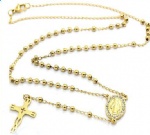 Stainless Steel Rosary Catholic Necklace Jesus