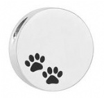 D-1534 customized paw print pendant pet ashes cremation jewelry