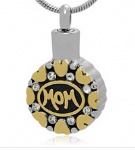 MOM Stainless Steel Cremation Pendant
