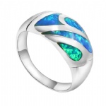 925 Sterling Silver Opal Ring