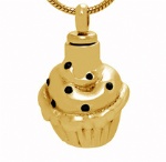Stainless Steel Cremation Cake Pendant