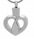 Heart Stainless Steel Cremation Pendant