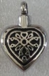 Heart Stainless Steel Cremation Pendant Memorial Jewelry