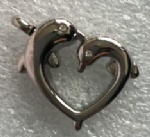 Dolphins Stainless Steel Cremation Pendant