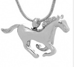 Horse Stainless Steel Cremation Pendant